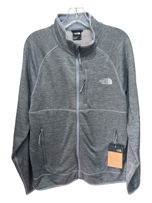 The North Face NWT Size M Gray Synthetic Heathered Zip UP Men's Jacket Gray / M