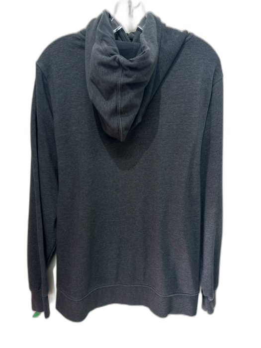 The North Face AS IS Size M Gray & Red Cotton Blend logo Hoodie Men's Jacket Gray & Red / M