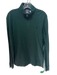 Polo Size M Green Cotton Blend Solid Quarter Zip Men's Long Sleeve Shirt Green / M