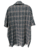THML Size XS White, Black & Brown Polyester Houndstooth Open Front Collared Coat White, Black & Brown / XS