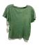 Mother Superior Size M Green & Yellow Cotton & Linen Short Sleeve Text Top Green & Yellow / M