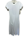ALLSAINTS Size 6 White Cotton Short Sleeve Open Back Maxi Dress White / 6