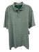 Peter Millar Size L Light blue Synthetic Heathered Athletic Polo Short Sleeve Light blue / L