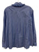 Loeffler Randall Size M Blue & White Cotton Striped Eyelet Detail Button Up Top Blue & White / M
