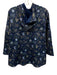 Tuckernuck Size M/L navy blue & multi Polyester Blend Floral Hoodie Jacket navy blue & multi / M/L
