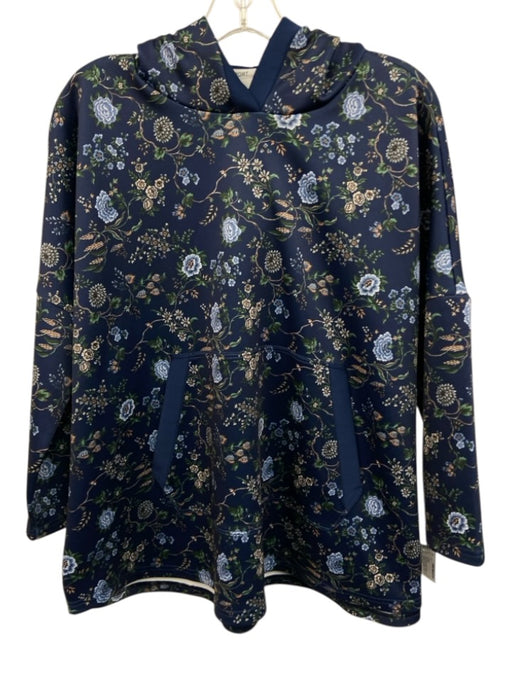 Tuckernuck Size M/L navy blue & multi Polyester Blend Floral Hoodie Jacket navy blue & multi / M/L