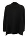 Frank & Eileen Size L Black Cotton Raw Hem Double Breasted Patch Pocket Jacket Black / L