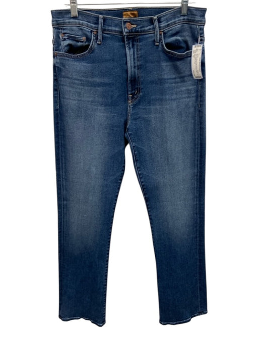 Mother Size 32 Medium Wash Cotton Blend Denim High Rise Button & Zip Fly Jeans Medium Wash / 32