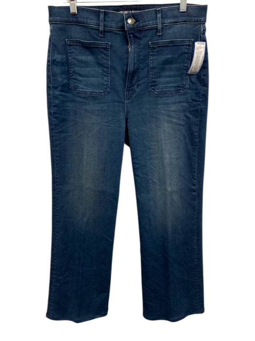 Veronica Beard Jeans Size 31 Medium dark wash Cotton Blend Denim Wide Leg Jeans Medium dark wash / 31