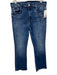 Mother Size 32 Medium dark wash Cotton Blend Denim Whiskering Straight Leg Jeans Medium dark wash / 32