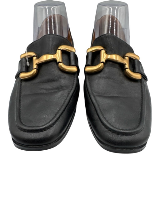 Bibi Lou Shoe Size 41 Black Leather Upper Horsebit Detail Slip On Loafers Black / 41