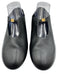 Givenchy Shoe Size 39.5 Black Leather Upper Gold Tone Logo Keyhole Detail Flats Black / 39.5
