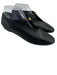Givenchy Shoe Size 39.5 Black Leather Upper Gold Tone Logo Keyhole Detail Flats Black / 39.5