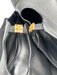 Givenchy Shoe Size 39.5 Black Leather Upper Gold Tone Logo Keyhole Detail Flats Black / 39.5