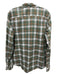 Sarah Alexandra Size 12 Green & Orange Cotton Collared Plaid Button Up Shirt Green & Orange / 12