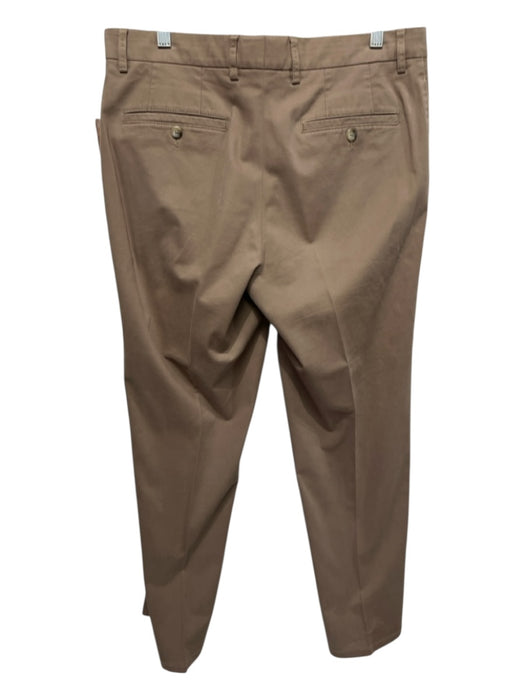 H Stockton Size Est 32 Dark Tan Cotton Solid Khakis Men's Pants Dark Tan / Est 32