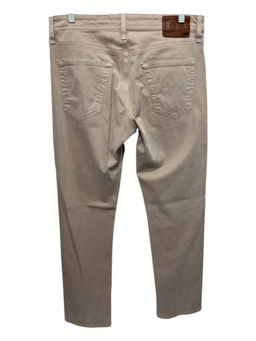 AG Size 32 Beige Cotton Blend Solid Khakis Men's Pants Beige / 32