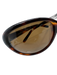 Tom Ford Brown Acetate Gradient Cat Eye Oversized Sunglasses Brown