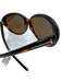 Tom Ford Brown Acetate Gradient Cat Eye Oversized Sunglasses Brown