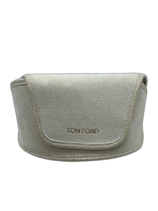 Tom Ford Brown Acetate Gradient Cat Eye Oversized Sunglasses Brown