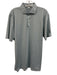Holderness & Bourne Size L Green & White Synthetic Striped Polo Short Sleeve Green & White / L
