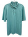 H Stockton Size L Light Green Synthetic Solid Polo Athleisure Men's Short Sleeve Light Green / L