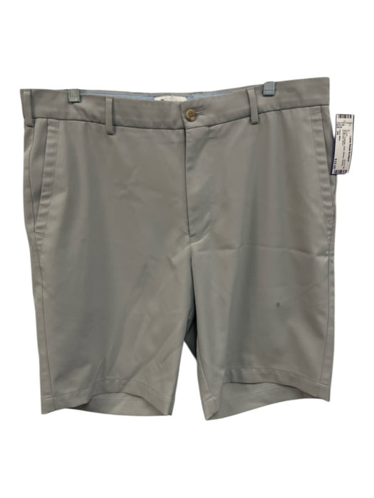 Peter Millar Size 34 Beige Synthetic Solid Athletic Khakis Men's Shorts Beige / 34
