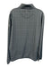 Peter Millar Size L Gray & White Synthetic Plaid Quarter Zip Long Sleeve Shirt Gray & White / L