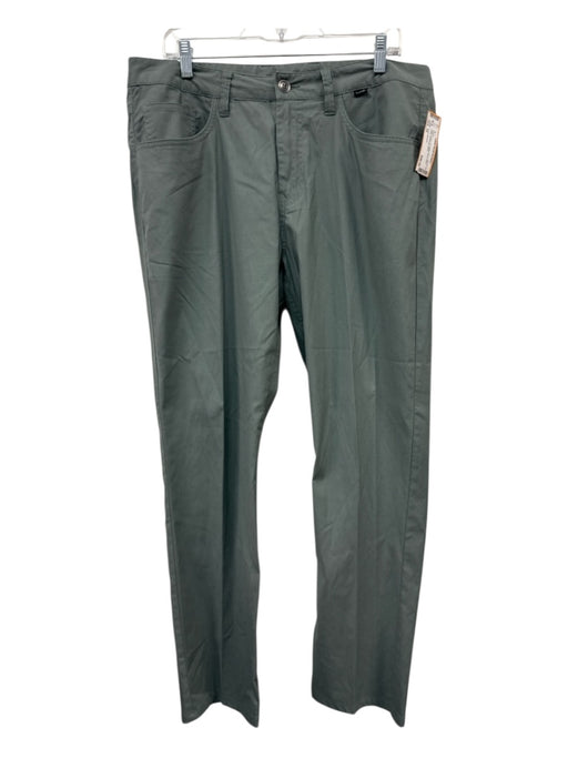 Travis Mathew NWT Size 35 Green Cotton Blend Solid Khaki Men's Pants Green / 35