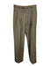 H Stockton Size 33 Tan Wool Blend Solid Dress Cuffed Men's Pants Tan / 33