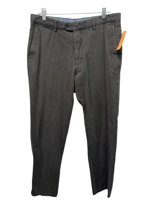 Ballin Size 35 Olive Green Cotton Solid Zip Fly Men's Pants Olive Green / 35