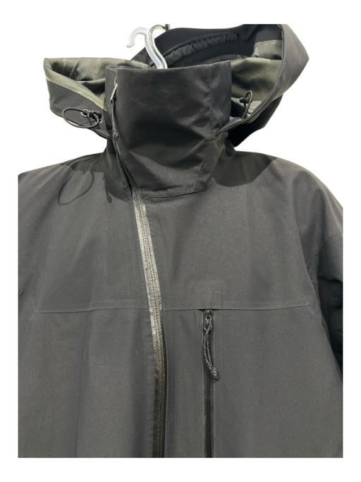 Arcteryx AS IS Size XL Black Synthetic Solid Windbreaker Zip Up Men's Jacket Black / XL