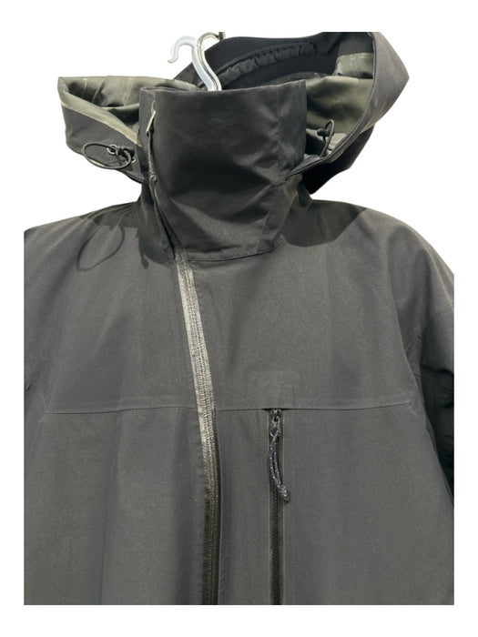 Arcteryx AS IS Size XL Black Synthetic Solid Windbreaker Zip Up Men's Jacket Black / XL