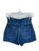 Veronica Beard Size 26 Dark Wash Cotton Blend High Waist Button Fly Denim Shorts Dark Wash / 26