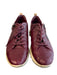 ecco Shoe Size 39 Burgundy Manmade Material Sneaker lace up Zipper Detail Shoes Burgundy / 39