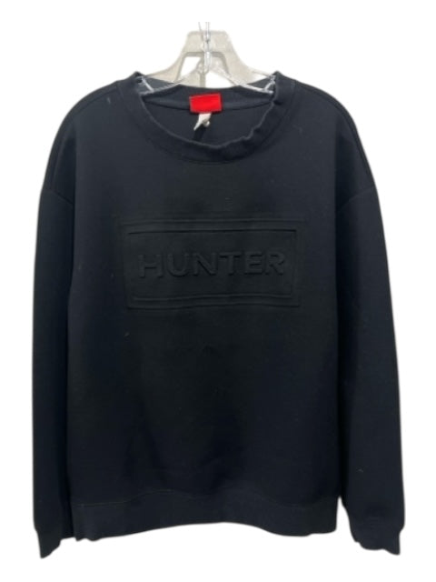 Hunter Size M Black Polyester Blend logo Men's Sweater Black / M