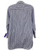 The Shirt Size S Blue & White Cotton Long Sleeve Striped Button Up Collar Top Blue & White / S