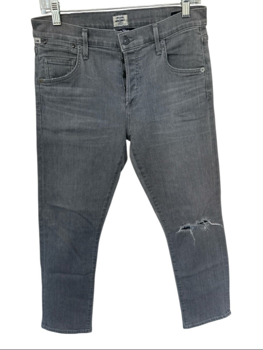 Citizens of Humanity Size 26 Gray Cotton Blend High Waist Button Fly Jeans Gray / 26