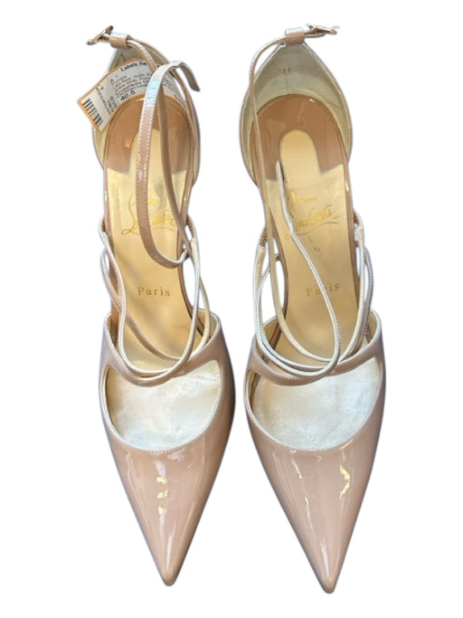Christian Louboutin Shoe Size 40.5 nude Patent Leather Stiletto Pumps nude / 40.5