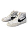 Nike Shoe Size 8 White & Black Leather & Suede Logo High Top Lace Up Shoes White & Black / 8