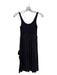 Theory Size One Size Black Nylon Blend Round Neck Sleeveless Pockets Dress Black / One Size