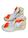 Off-Whiite Shoe Size 37 White & Orange Canvas & Leather High Top Sneakers White & Orange / 37