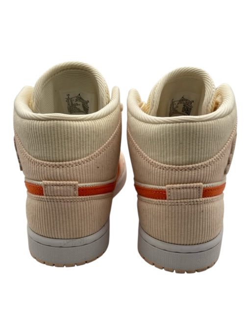 Nike Shoe Size 9 Cream White, Peach, Orange Textile Corduroy Swoosh Sneakers Cream White, Peach, Orange / 9