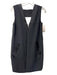 Rag & Bone Size Est. Small Black Triacetate Blend Deep V Sleeveless Dress Black / Est. Small