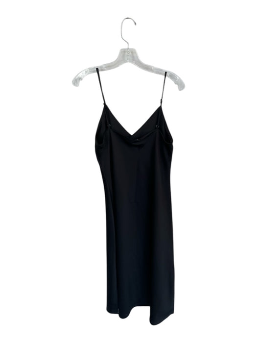 Gianni Bini Size 6 Black Polyester Spaghetti Strap V Neck Midi slip dress Dress Black / 6