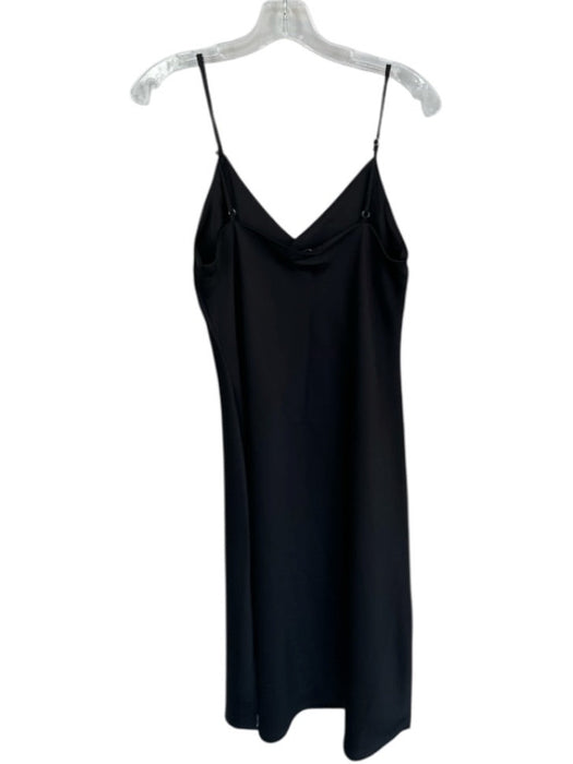 Gianni Bini Size 6 Black Polyester Spaghetti Strap V Neck Midi slip dress Dress Black / 6