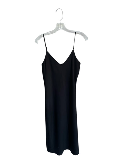 Gianni Bini Size 6 Black Polyester Spaghetti Strap V Neck Midi slip dress Dress Black / 6