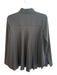 See By Chloe Size 36 / S Black Polyester Button Up Textured Pleated Top Black / 36 / S