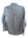 Theory Size P Light Blue Cotton Button Up Long Sleeve Button Cuff Top Light Blue / P