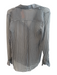 Theory Size S black and white Chiffon Button Up Long Sleeve Button Cuff Top black and white / S